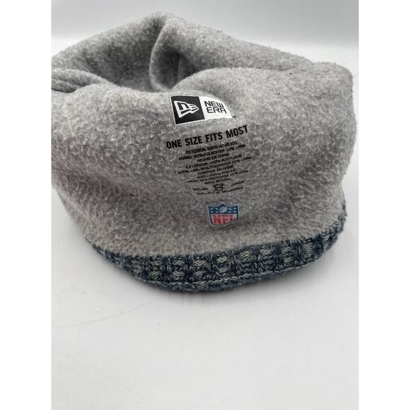 Dallas Cowboys New Era NFL Pom Stocking Cap Winter Beanie Hat One Size - Picture 3 of 3
